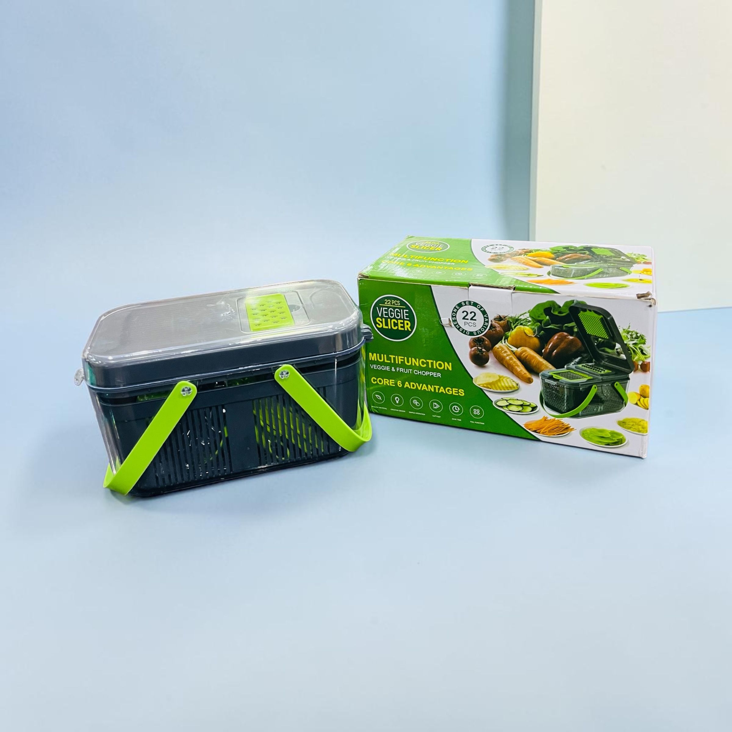 22PCS VEGGIE SLICER